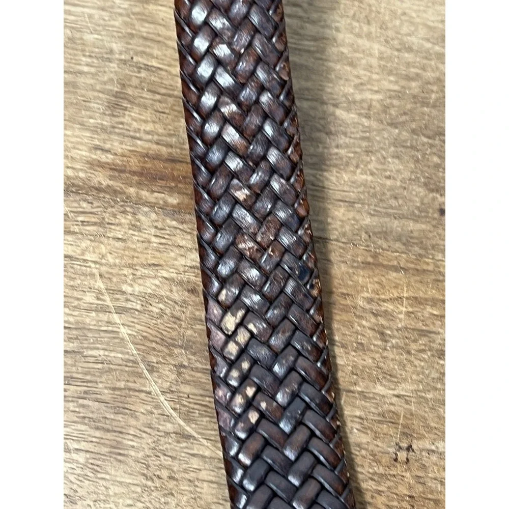 Vintage Perry Ellis Leather LONG 4.5ft-ish Belt Wraparound Boho Southwest Ranch